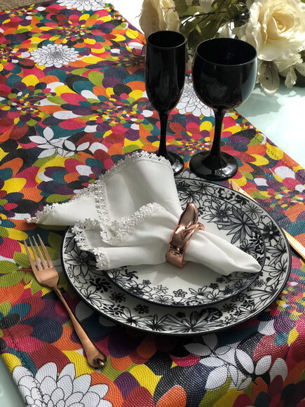 Trilho Mesa Térmico - Caminho Mesa - Tête-a-tête Florido