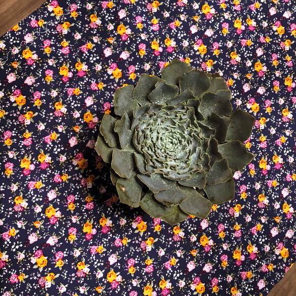 Trilho Mesa Tricoline Mini Florzinhas *valor do Par*