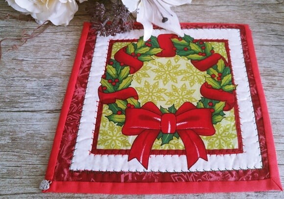 Mug Rug Tapete de Caneca Natal