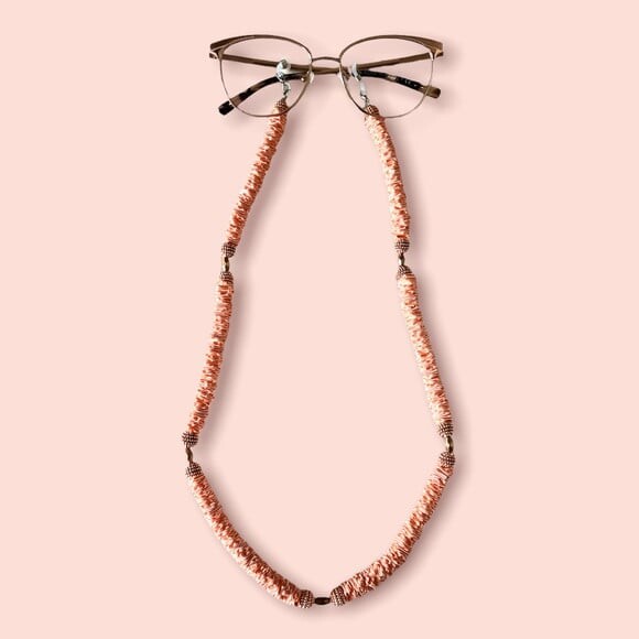 Óculos Cordão Corda Corrente Rose Gold Salva Cordinha - 11