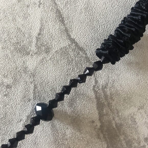 Óculos Cordão Corda Corrente Salva Cordinha Luxo Preto - 33