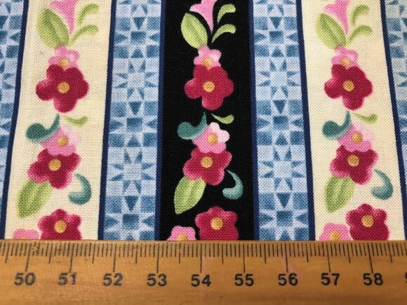 Tecido Importado Flores em Patchwork