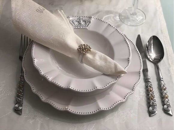 Trilho De Mesa Banquete - Caminho De Mesa & Guardanapos