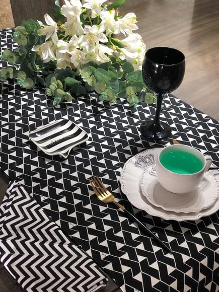 Trilho Mesa Acquablock - Caminho Mesa - Preto & Branco