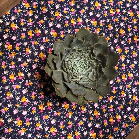 Trilho Mesa Tricoline Mini Florzinhas *valor do Par*