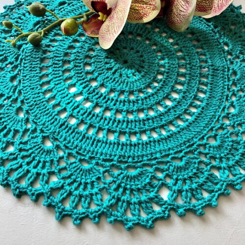 Sousplat Americano Croche Rendado Tiffany - Par