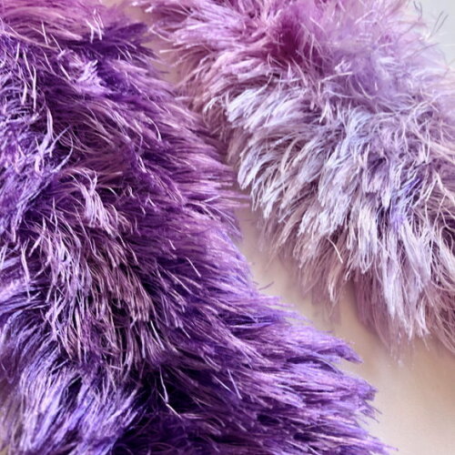 Cachecol Echarpe Textura Lavanda - Croche