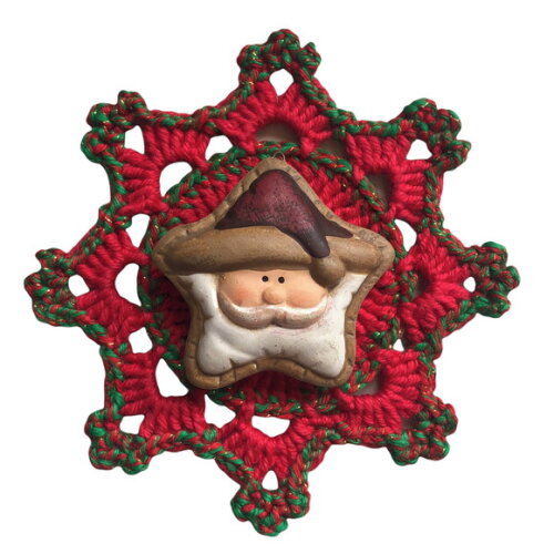 Descanso de Xícara - Porta Copos Croche Natal