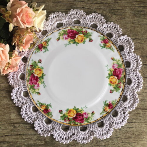 Sousplat Americano Croche Branco - Par