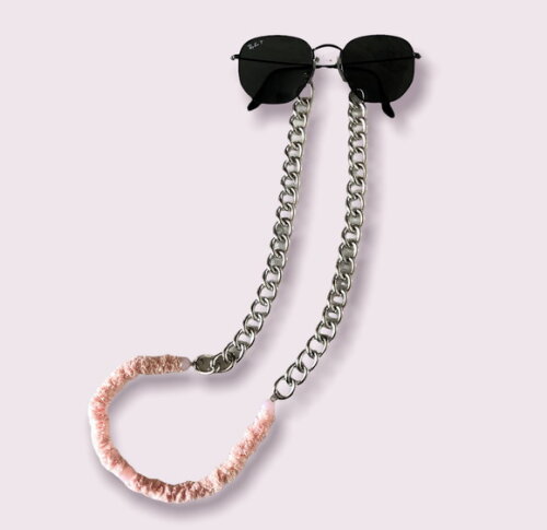 Óculos Cordão Corda Corrente Renda Rosa Salva Cordinha - 14