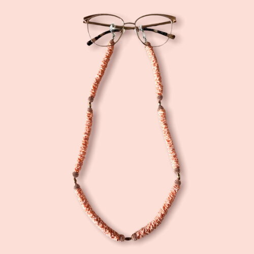 Óculos Cordão Corda Corrente Rose Gold Salva Cordinha - 11