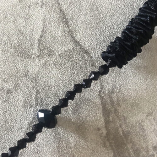 Óculos Cordão Corda Corrente Salva Cordinha Luxo Preto - 33