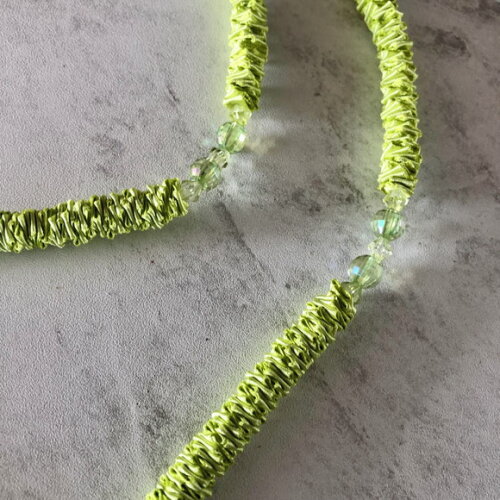 Óculos Cordão Corda Corrente Verde Claro Salva Cordinha - 64