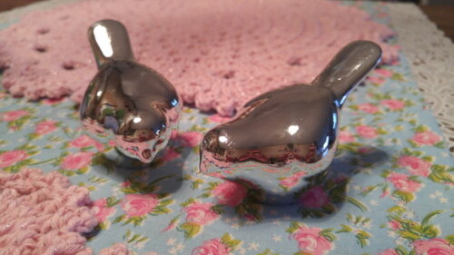 Passarinhos de Porcelana - 2 UNIDADES