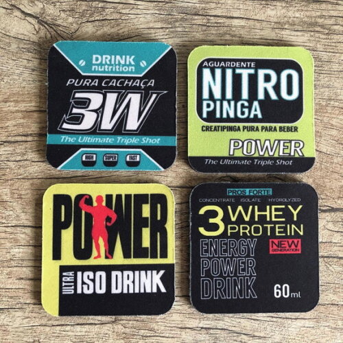 Porta Copos Iso Drink Academia Malhação - 4pçs