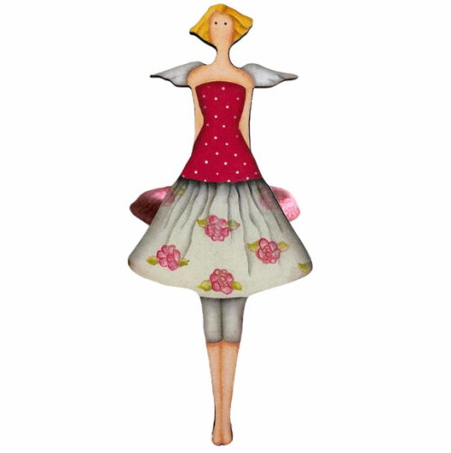 Porta Guardanapo Boneca Tilda mdf - 4 Unid.