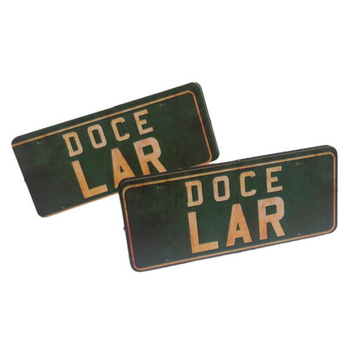 Porta Guardanapo Doce Lar mdf - 4 Unidades