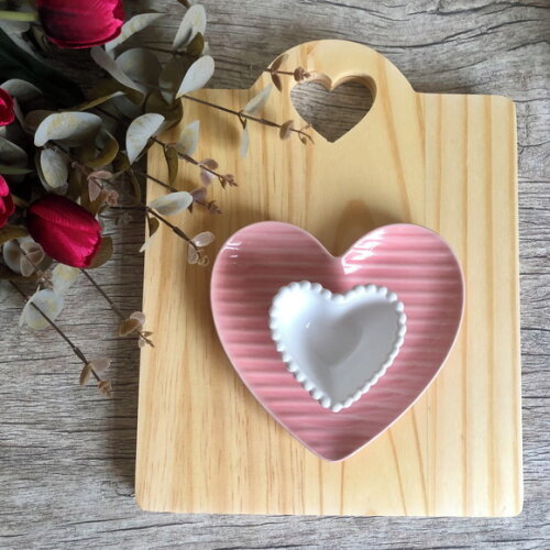 Tábua Madeira Coração Vazado - G