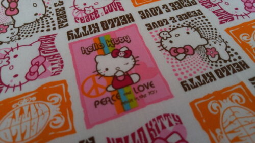 Tecido Importado Hello Kitty