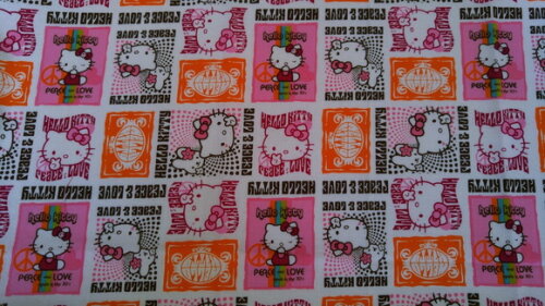 Tecido Importado Hello Kitty