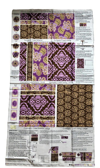 Tecido Importado Patchwork Necessaire - Porta Oculos