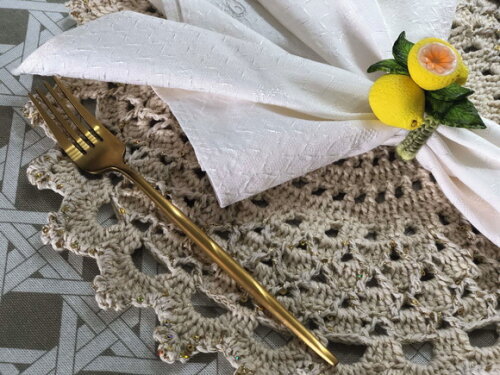 Toalha de Mesa Limão Siciliano - Retangular