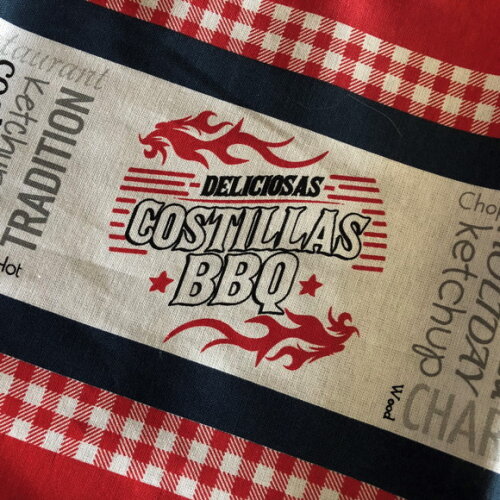 Trilho de Mesa Barbecue com Pompom