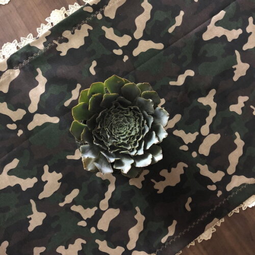 Trilho Mesa Camuflado Militar - Caminho Mesa - Tête-a-tête