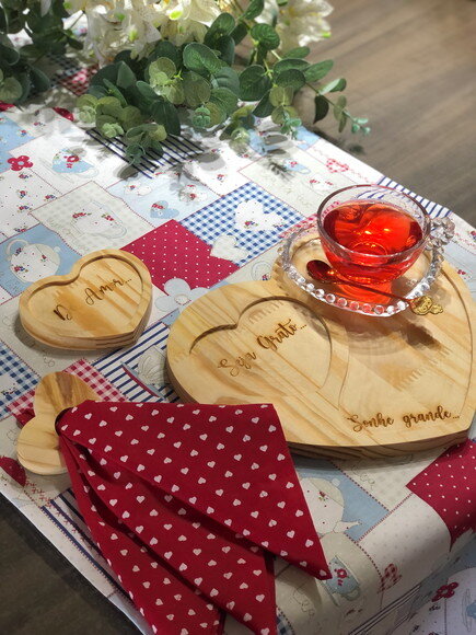 Trilho Mesa Hora do Chá Patchwork - Caminho Mesa