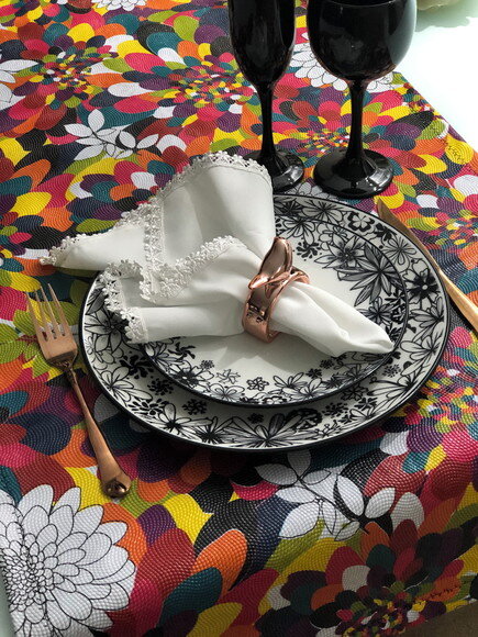 Trilho Mesa Térmico - Caminho Mesa - Tête-a-tête Florido
