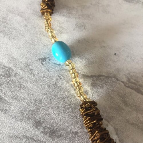 Óculos Cordão Corda Corrente Salva Cordinha Luxo Marrom - 40