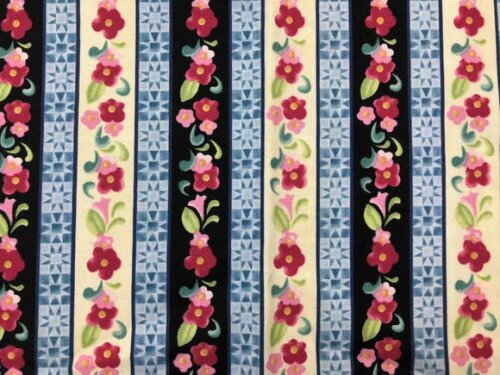 Tecido Importado Flores em Patchwork