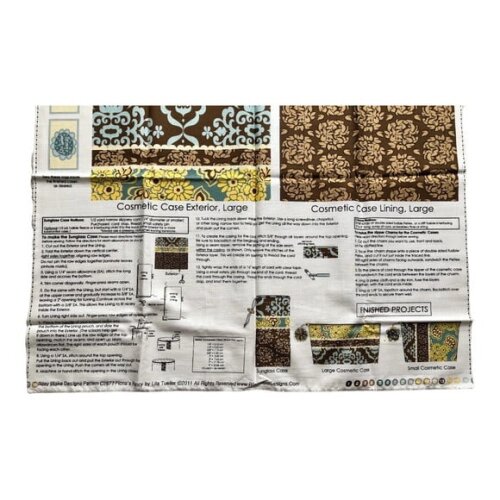 Tecido Importado Patchwork Necessaire - Porta Oculos
