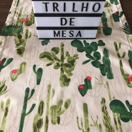 Trilho / Caminho Mesa Cactos Antimancha *valor do Par*