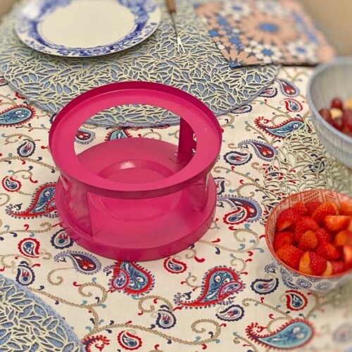 Trilho / Caminho Mesa Easy Clean Floral Fantasy *valor Par*