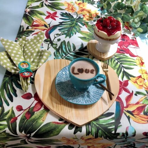 Trilho Mesa Impermeável Floresta Tropical - Caminho Mesa Par