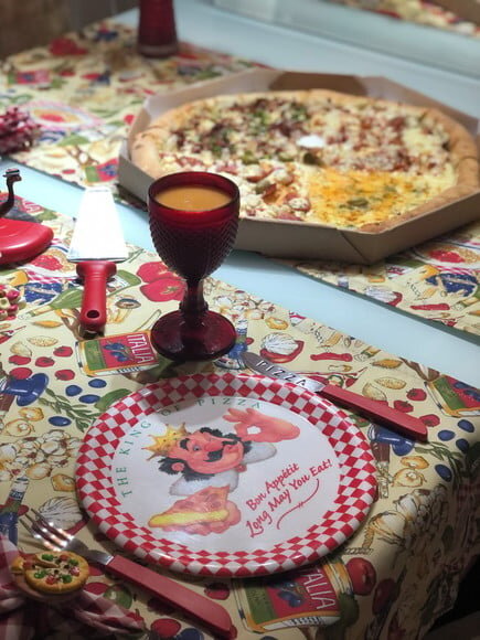 Trilho Mesa Tricoline Itália Pizza