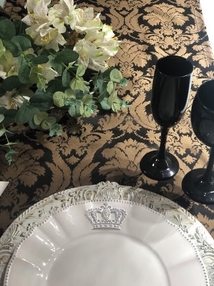 Trilho/caminho Mesa Jacquard Glamour 1.60 cm *valor do Par*