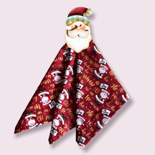 Guardanapo Tecido Natal Hohoho Papai Noel - 6 unidades