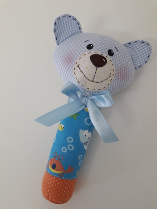 Chocalho de tecido Ursinho