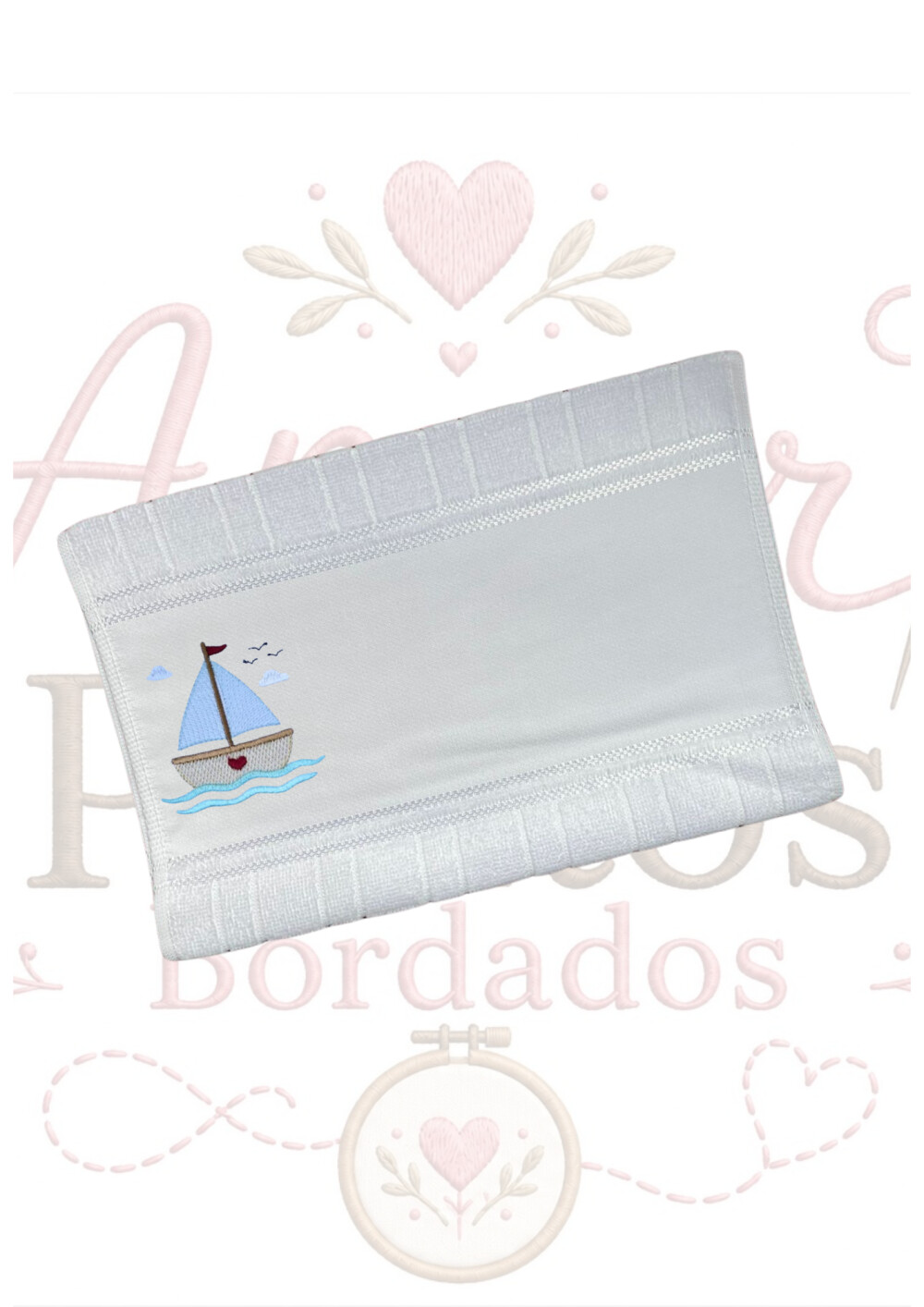 Toalha de Boca Personalizada Kit 2 Unidades