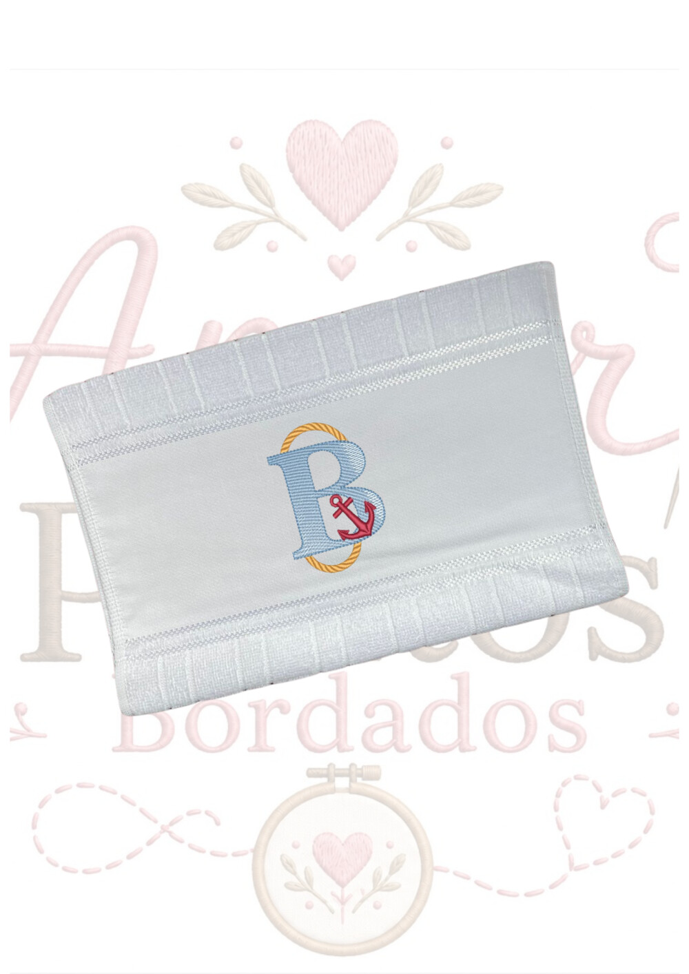 Toalha de Boca Personalizada Kit 2 Unidades