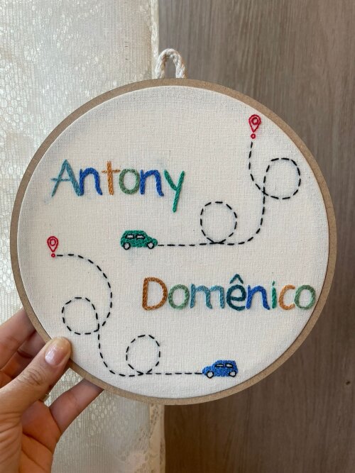 Porta Maternidade Carros 20cm