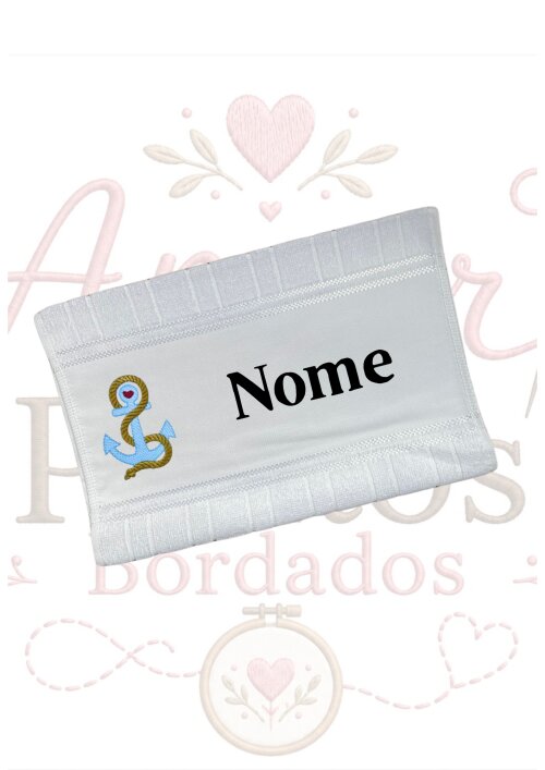 Toalha de Boca Personalizada Kit 2 Unidades