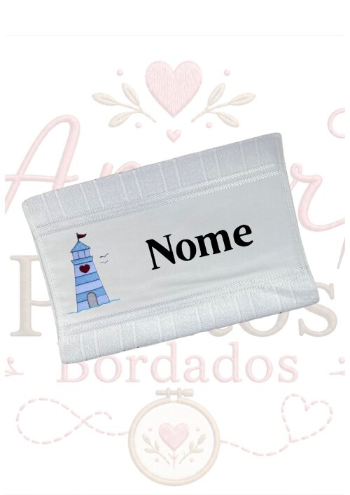 Toalha de Boca Personalizada Kit 2 Unidades