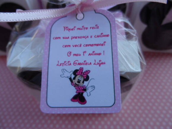 Caixinhas Decoradas Minnie Rosa