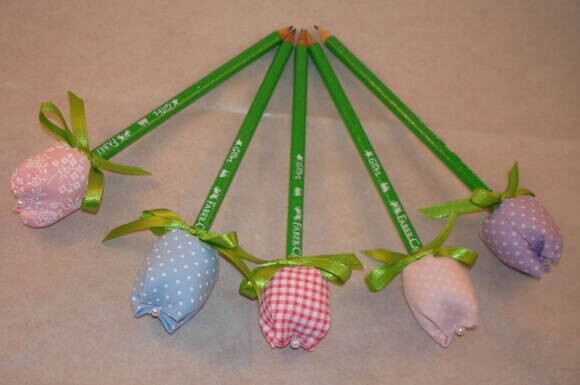 Kit com 20 Ponteiras de Lápis/caneta Tulipa