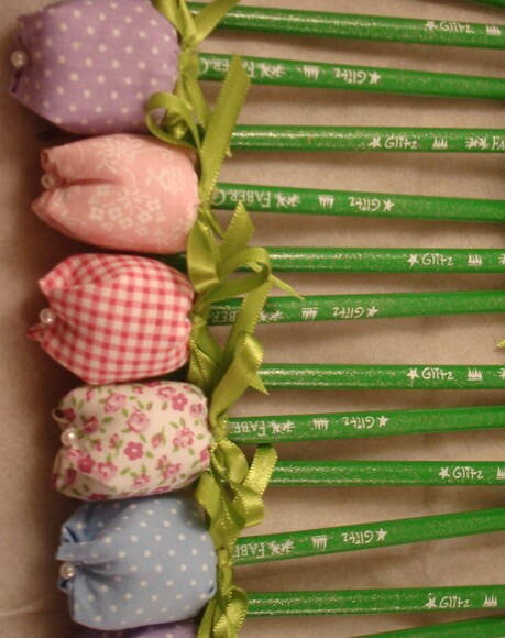 Kit com 20 Ponteiras de Lápis/caneta Tulipa