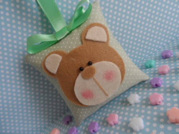 Sachê Perfumado Almofadinha Urso