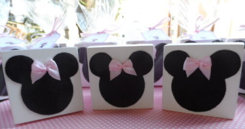 Caixinhas Decoradas Minnie Rosa